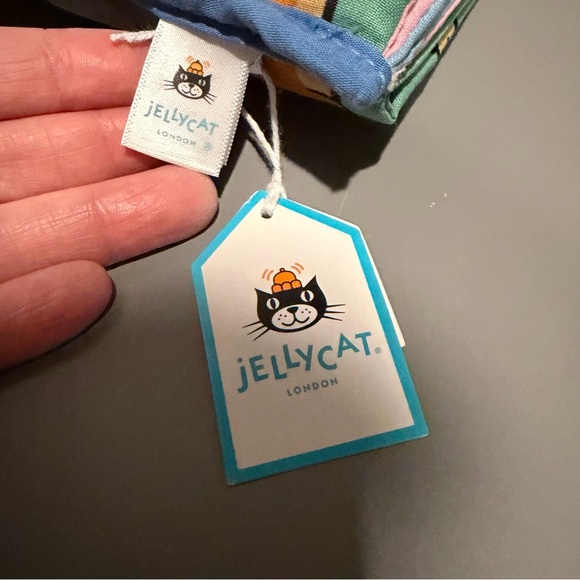 Jellycat London Kitten Tails Crinkle Soft Baby Infant Book Toy Brand New w/ Tags - Picture 4 of 8